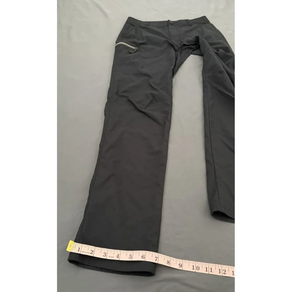 REI Co-op Pants Mens Size 30x34L Black Stretch Camping Quick Dry Hiking Stretch